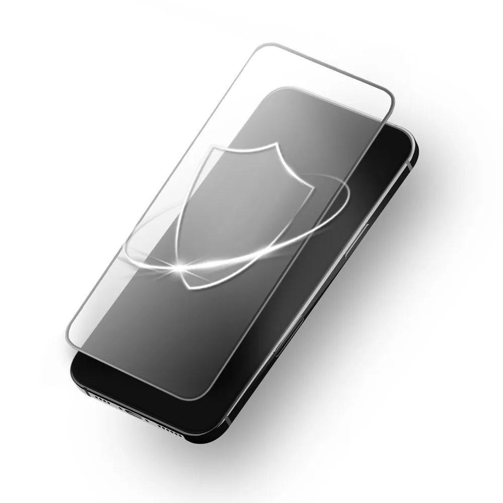 Kaljeno staklo Forcell Ultra Clear Glass za iPhone 16 Pro – crno