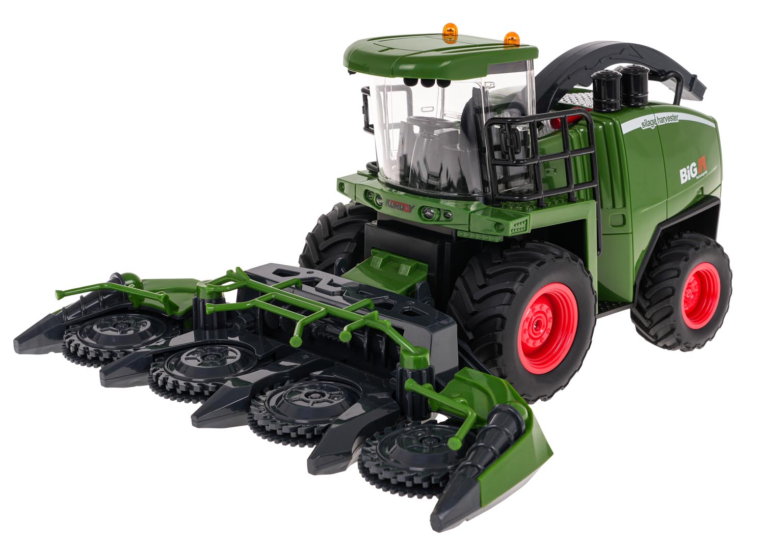 Kombajn na daljinsko upravljanje Grain and Corn Harvester 2u1 - zeleni