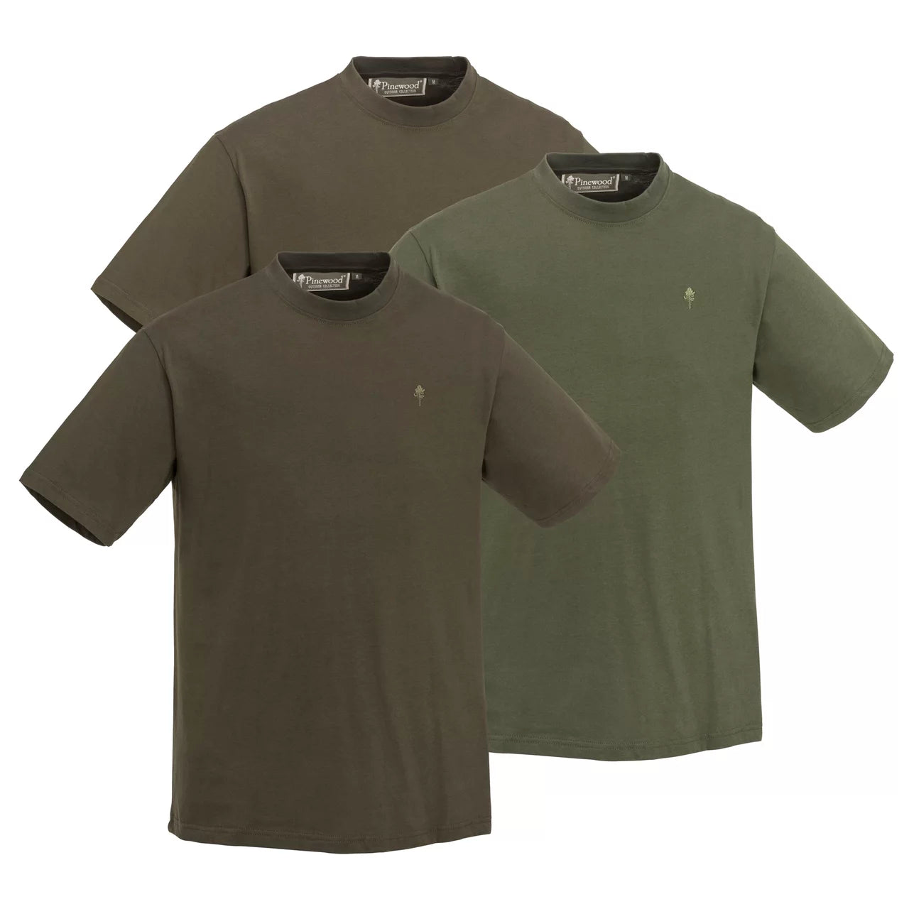 PINEWOOD 3 PACK SET KRATKIH MAJICI - 5XL