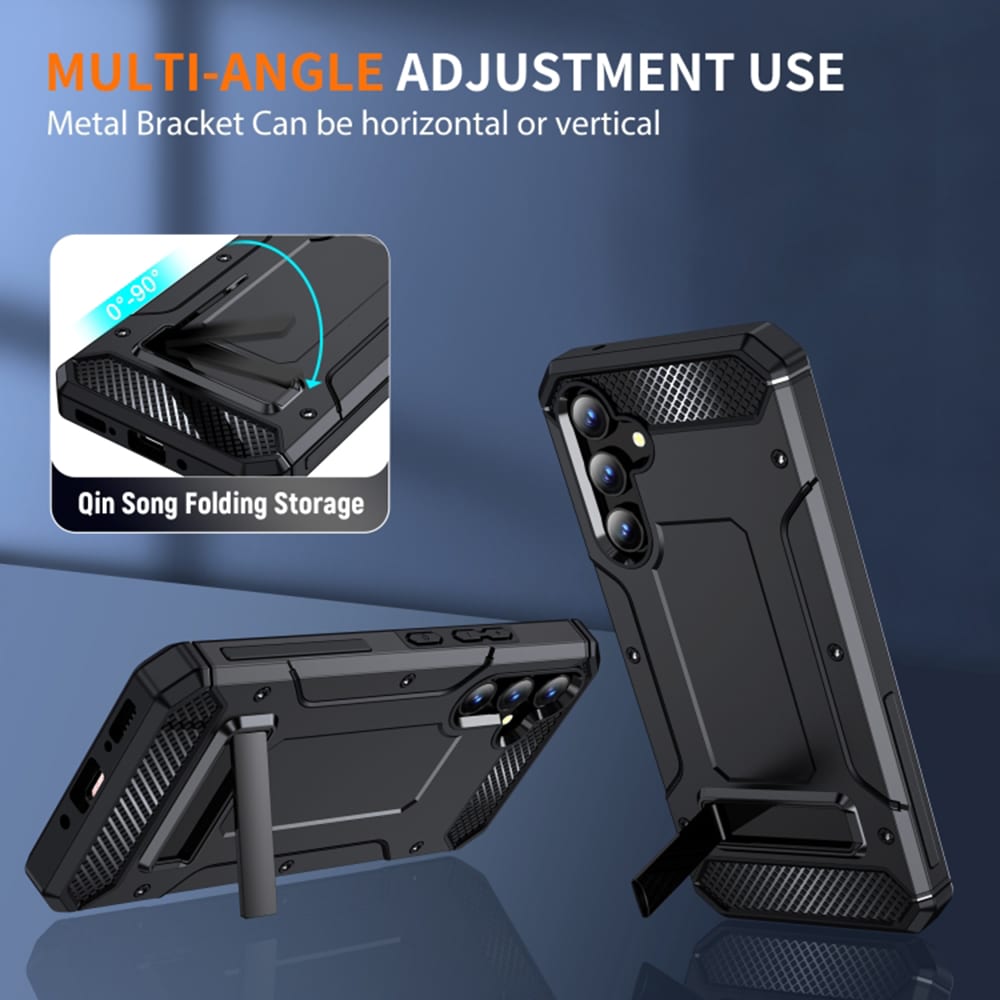 Techsuit - Hybrid Armor Kickstand zaštitna maska za Samsung Galaxy A54 - crna
