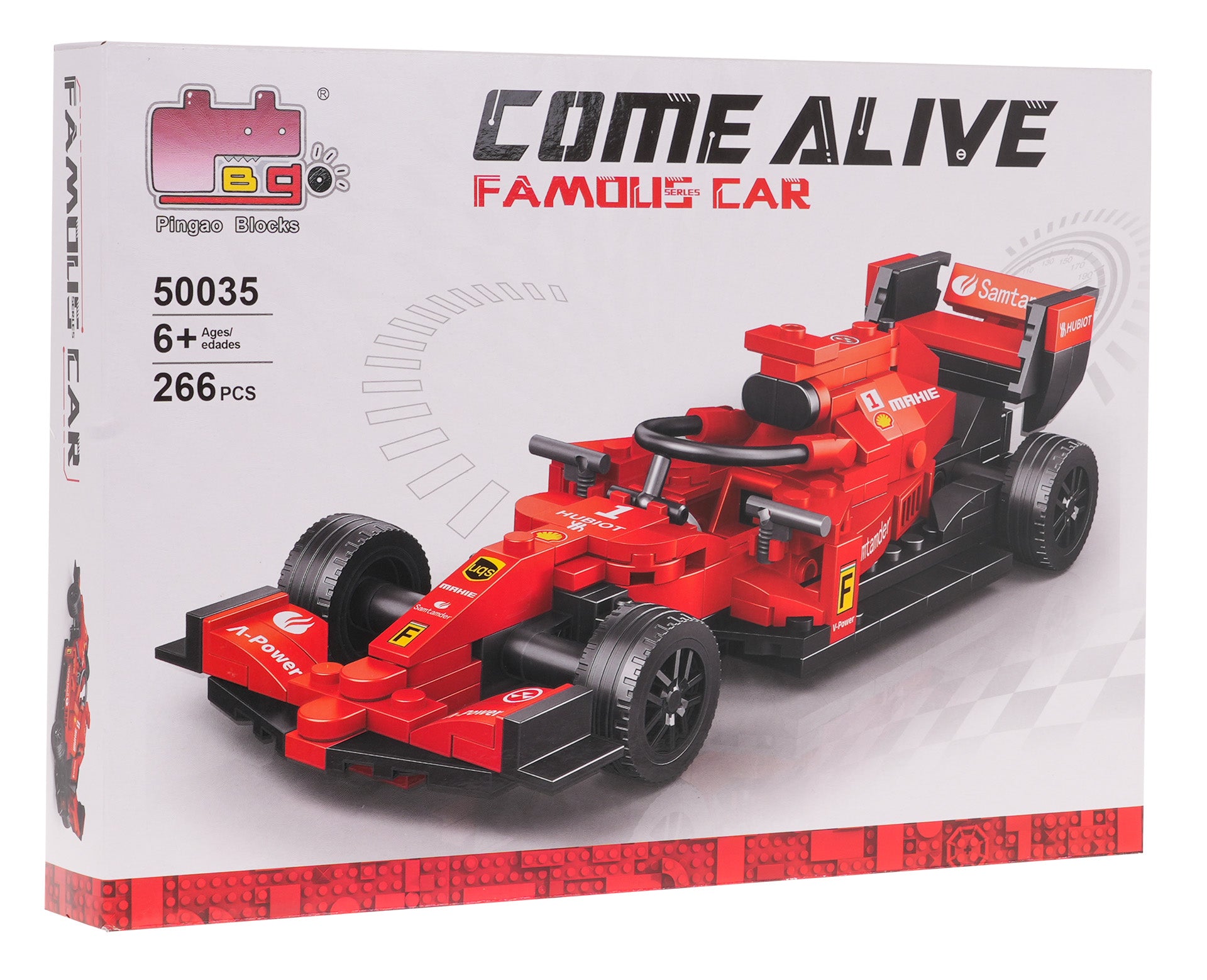 Formula F1 za sastavljanje od 266 dijelova - crvena