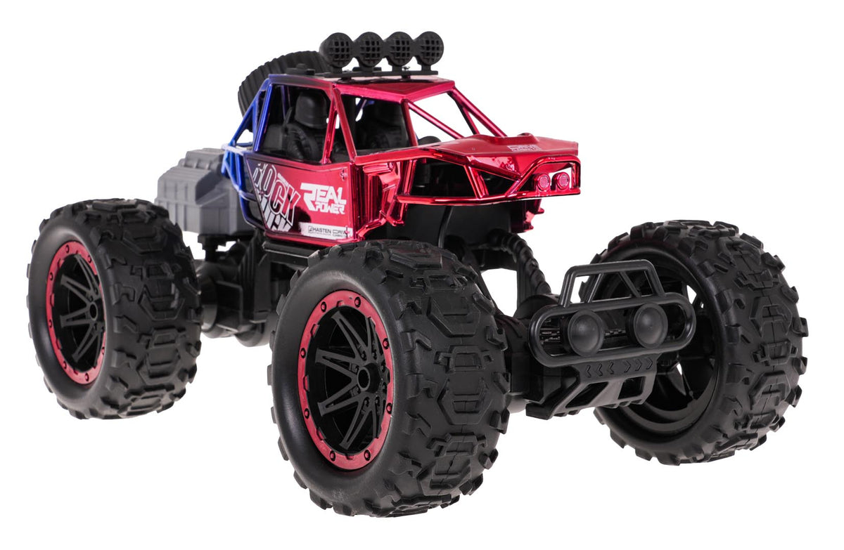 Buggy na daljinsko upravljanje REAL ROCK sa dimnim efektima - crveni