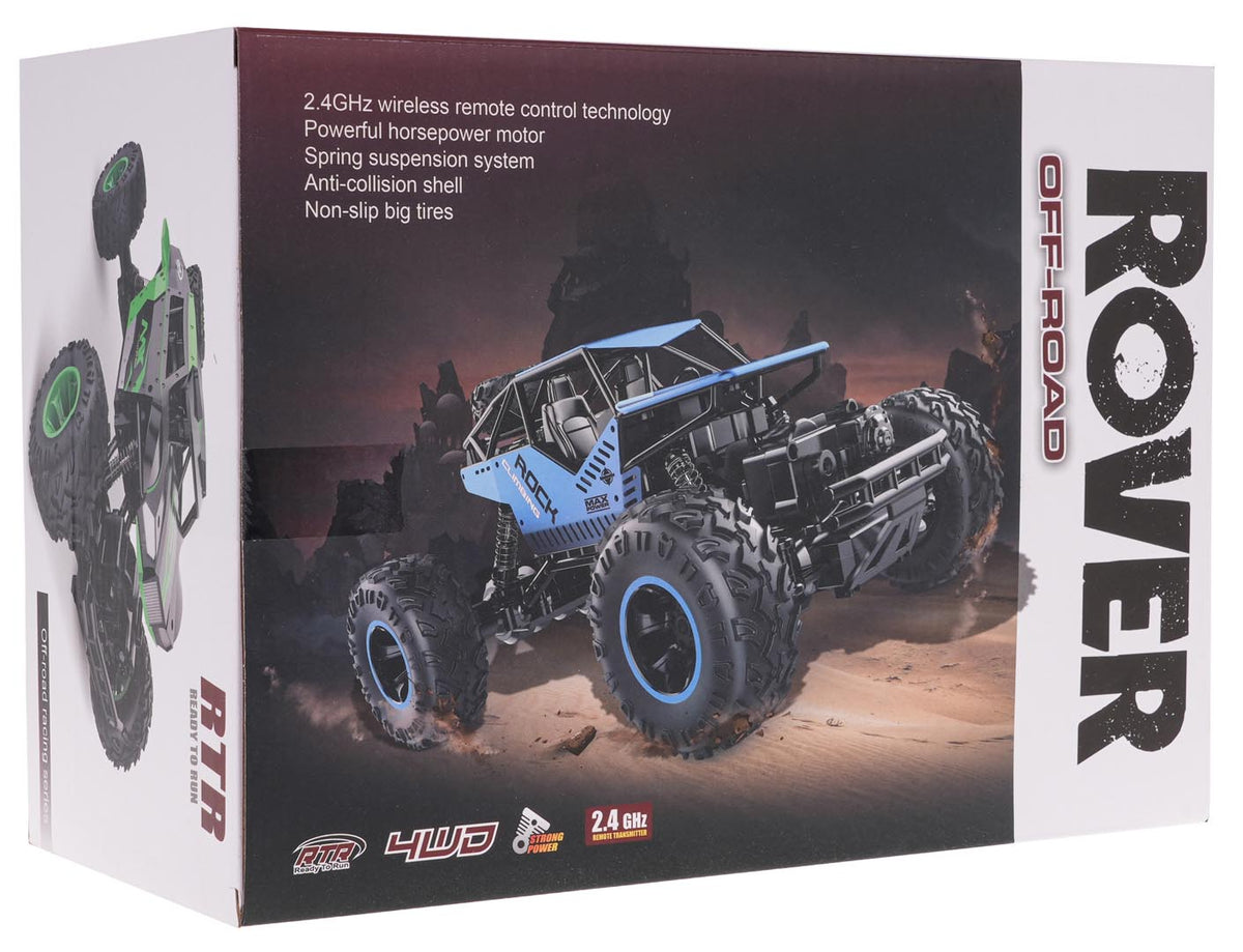 Buggy na daljinsko upravljanje Crawler ROVER 1:16 R/C - crni