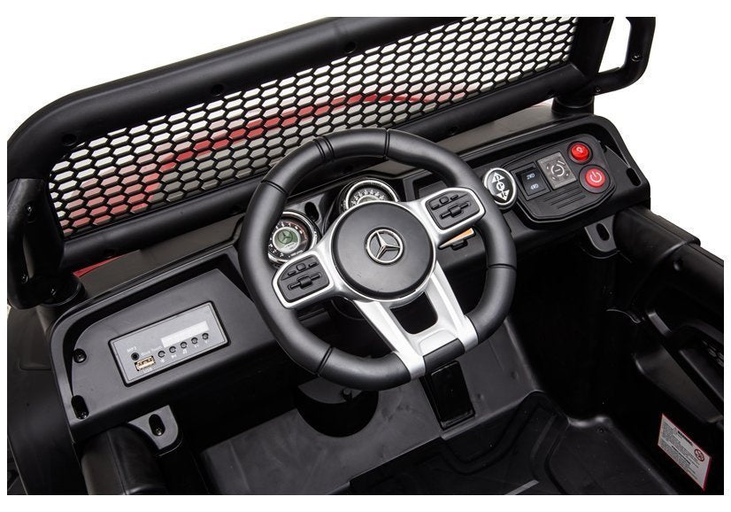 Licencirani auto na akumulator Mercedes Unimog S - crni
