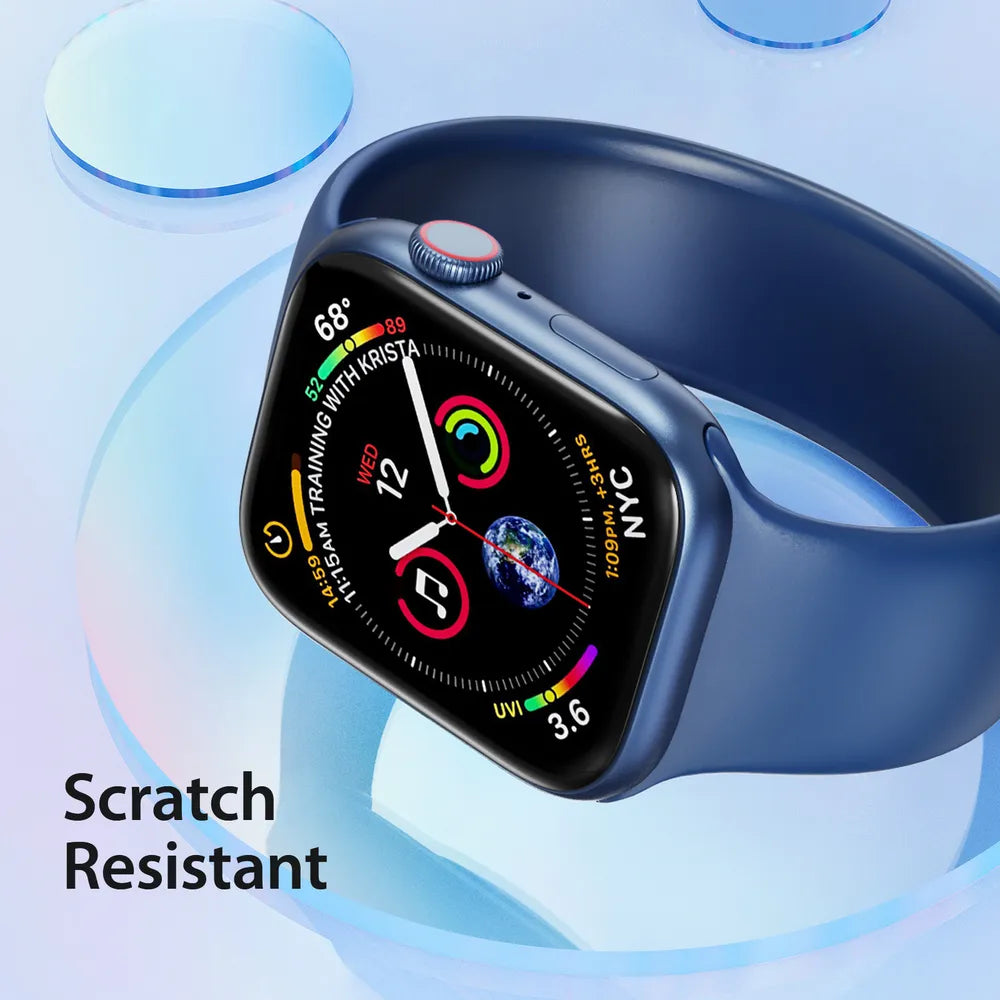 DUX DUCIS PMMA zaštitna folija s okvirom ( 2 kom.) za Apple Watch 10 46 mm crna