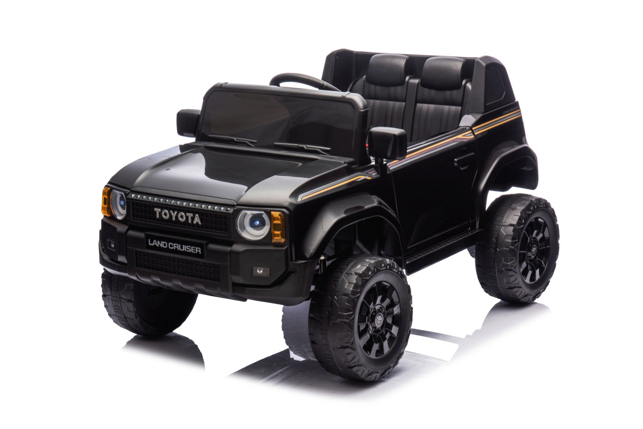 Licencirani auto na akumulator Toyota Land Cruiser PRADO 4x4 - crni