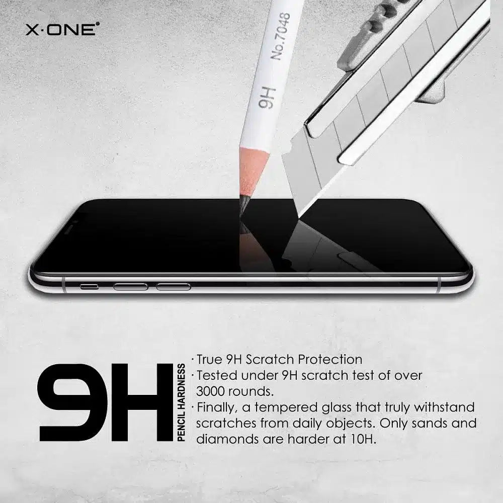 X-ONE Full Cover Extra Strong Tempered Glass Matte - za iPhone 15 Pro (puno ljepilo) crna