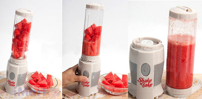 "Shake 'n Take blender" s prenosnom flašicom (pogledajte video)