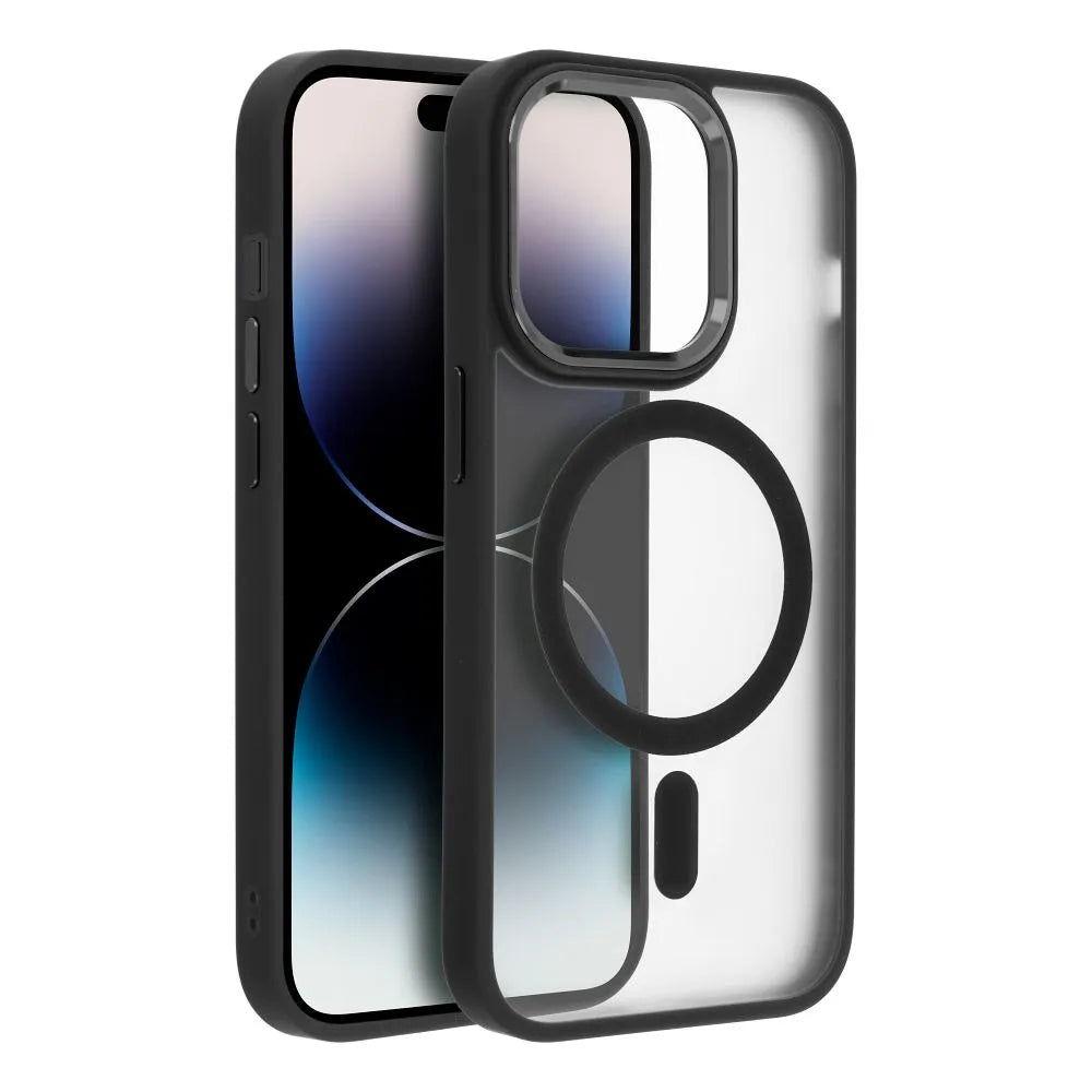 Matte Mag Cover maska kompatibilna s MagSafe za iPhone 13 Pro Max crna