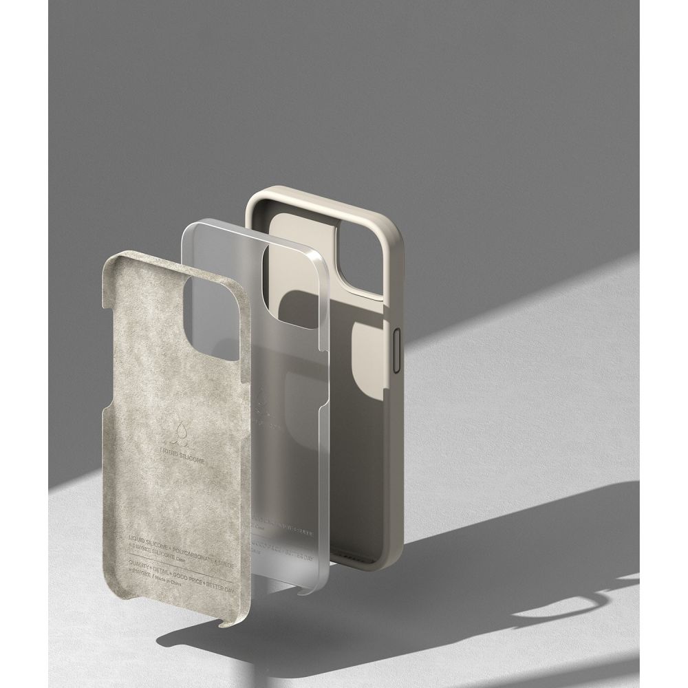 RINGKE SILICONE MASKA ZA IPHONE 14 PLUS / 15 PLUS STONE