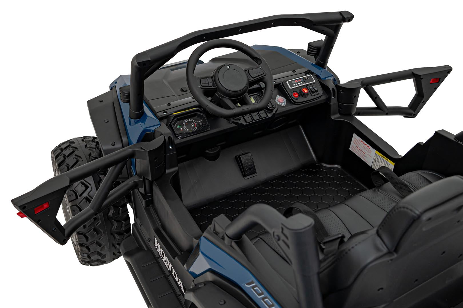 Licencirani buggy na akumulator HONDA 4x4 Off-Road - dvosjed - plavi