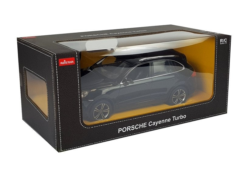 Auto na daljinsko upravljanje Porsche Cayenne Turbo Rastar 1:14- crni