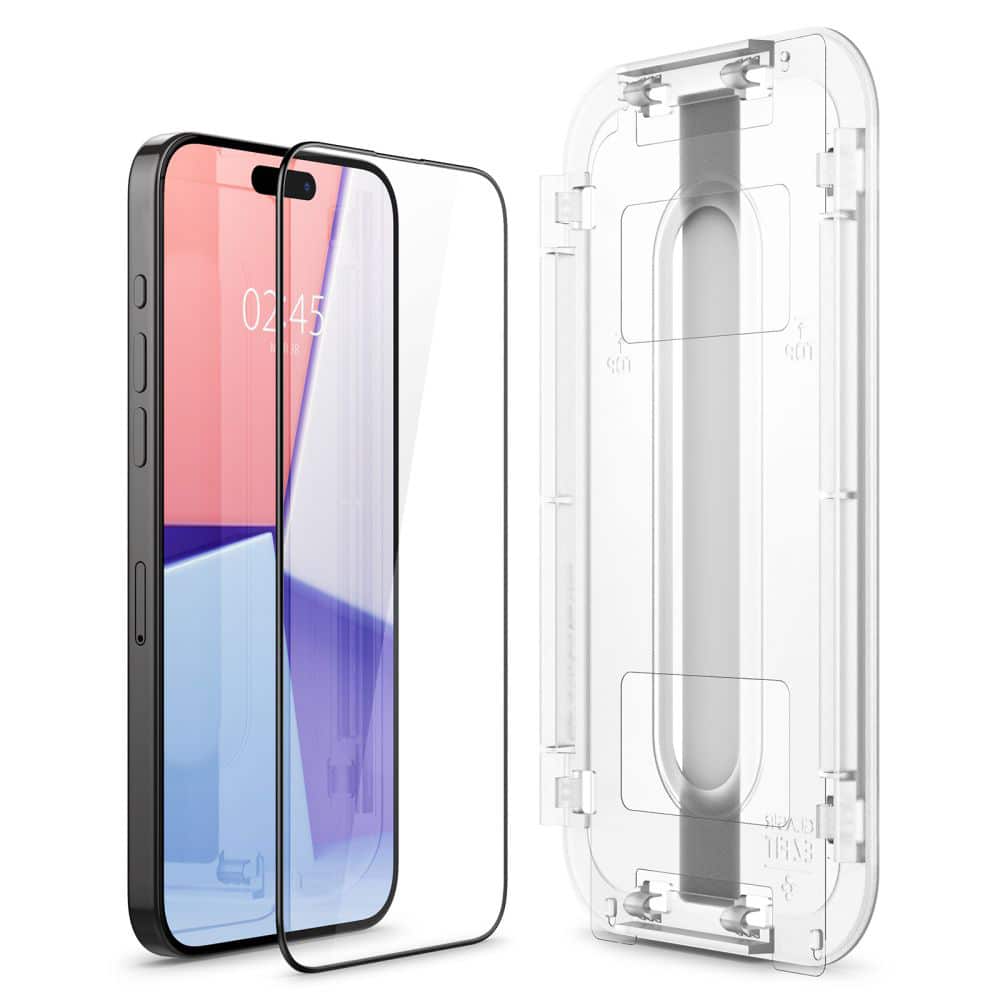 Spigen – Glas.tR EZ-FIT (2 kom) AGL06873 za iPhone 15 Pro Max