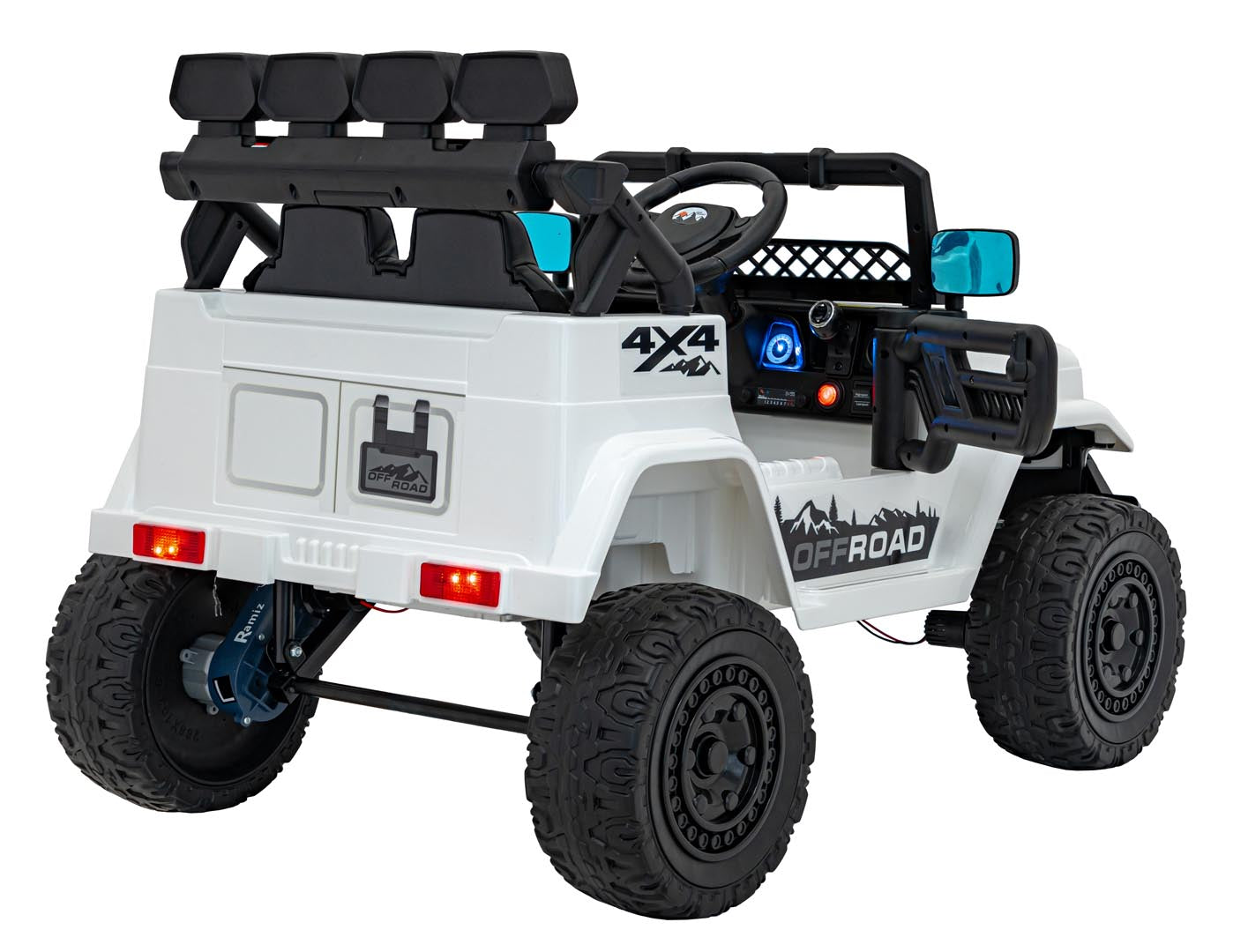 Auto na akumulator Off-Road CLIMBER 4x4 - bijeli