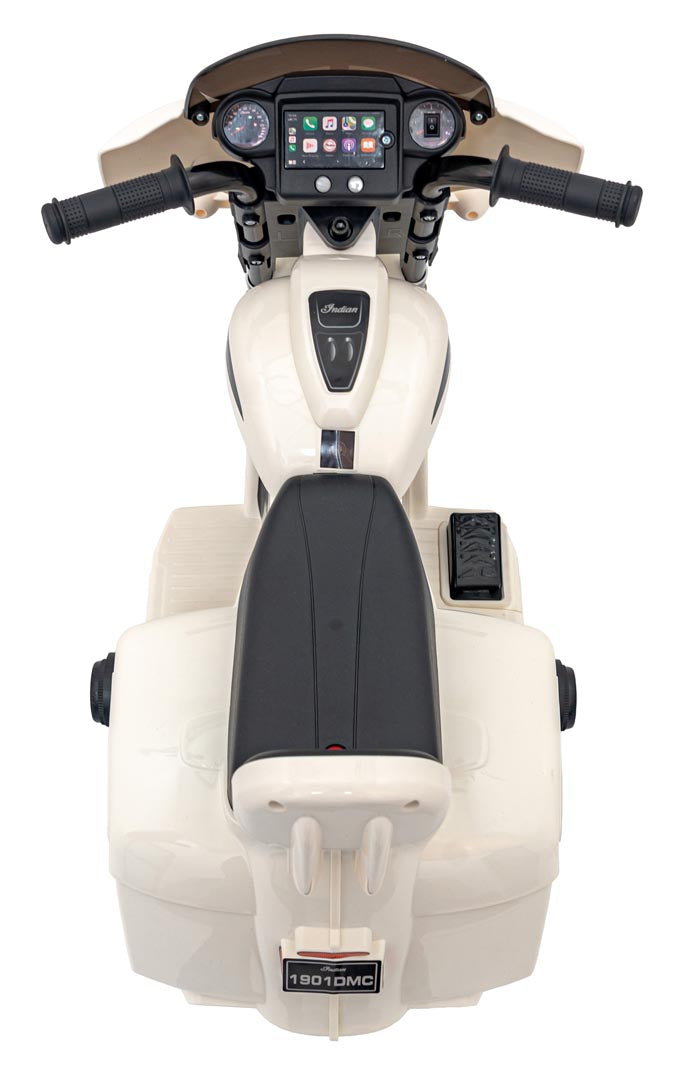 Licencirani motor na akumulator Chopper INDIAN - bijeli