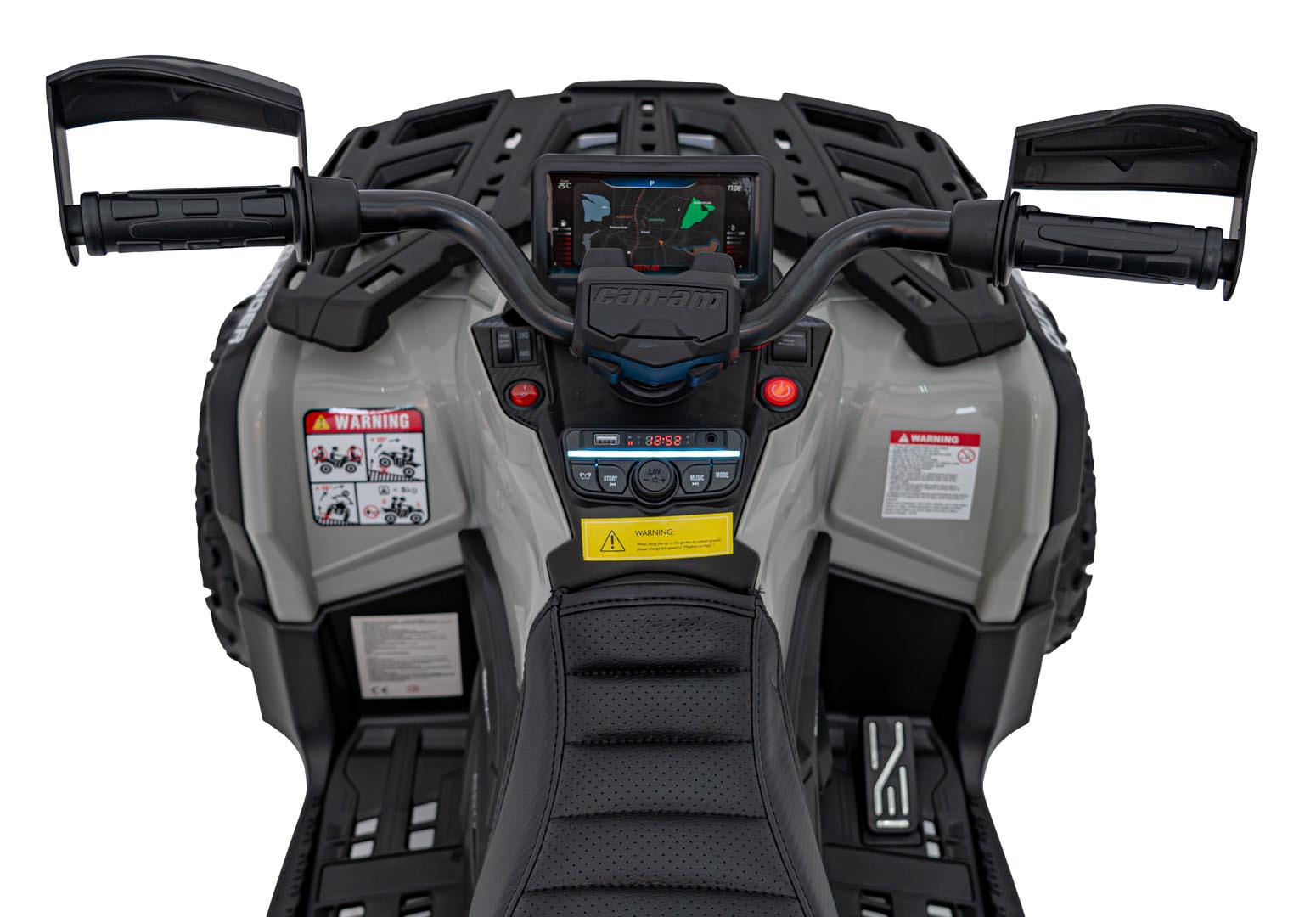 Quad na akumulator Can-Am Outlander ATV 4x4 - sivi