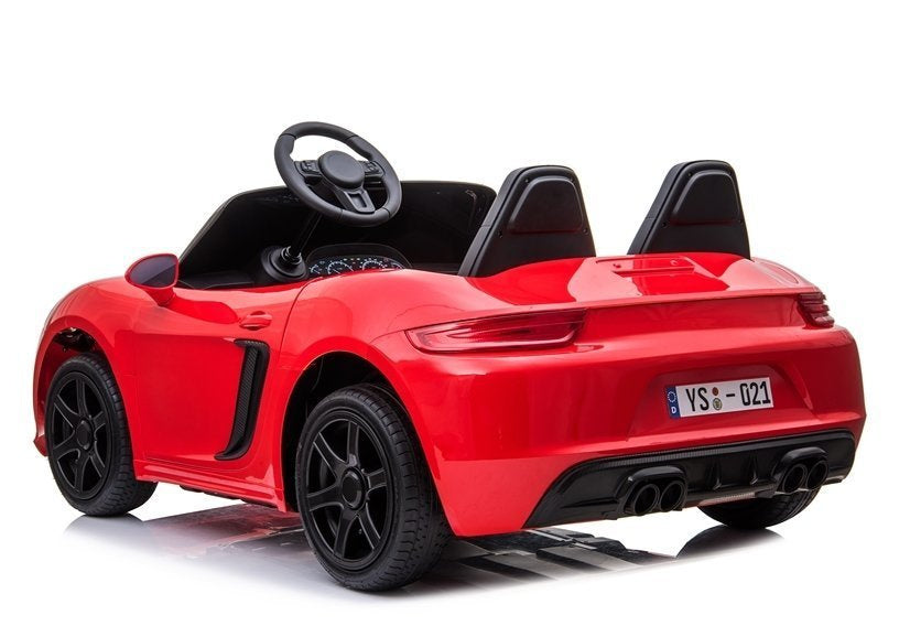 Auto na akumulator YSA021A - dvosjed - crveni/lakirani