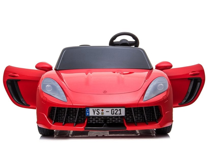 Auto na akumulator YSA021A - dvosjed - crveni/lakirani