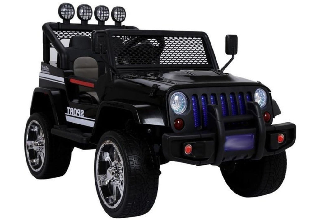 Auto na akumulator S2388 Jeep 4x4 - crni