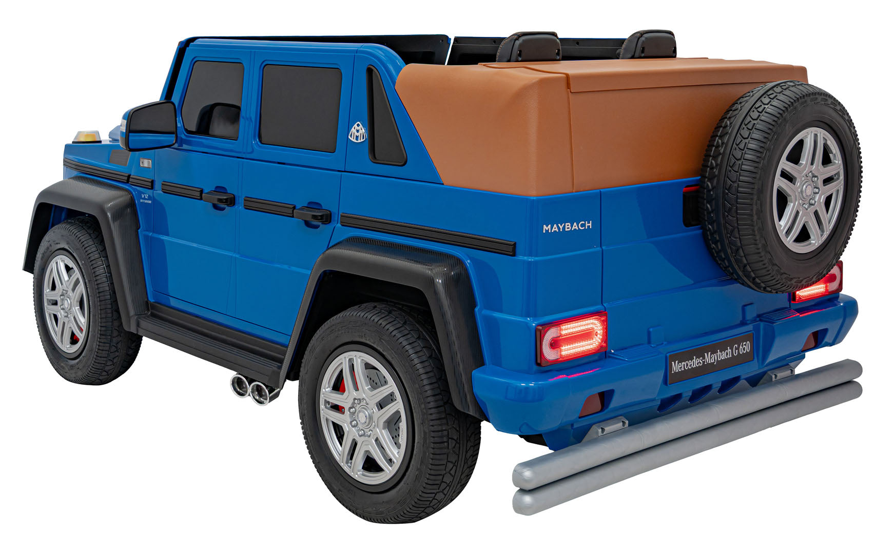 Licencirani auto na akumulator Mercedes Benz MAYBACH G650 4x4 - dvosjed - plavi