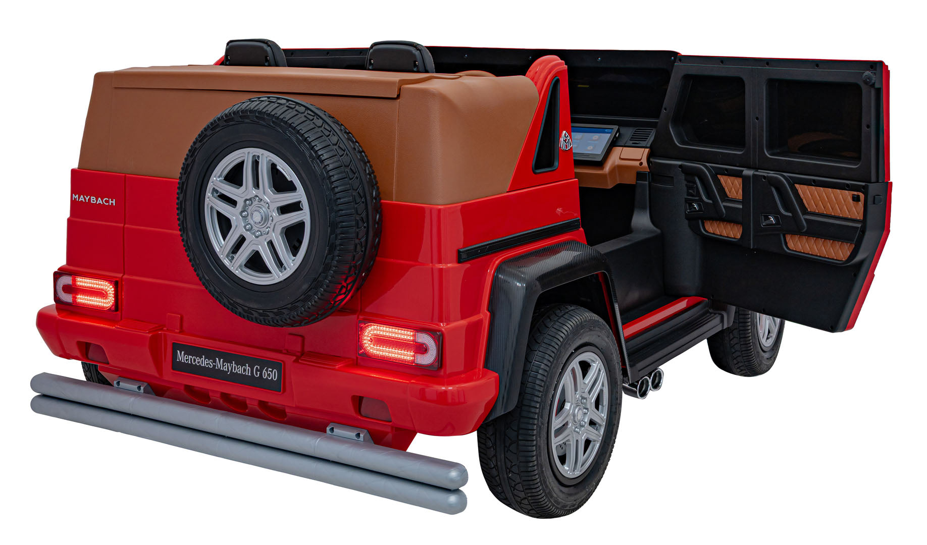 Licencirani auto na akumulator Mercedes Benz MAYBACH G650 4x4 - dvosjed - crveni