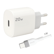 REDLINE Punjač sa USB-C kablom, 20W - GL20C+CC 1M