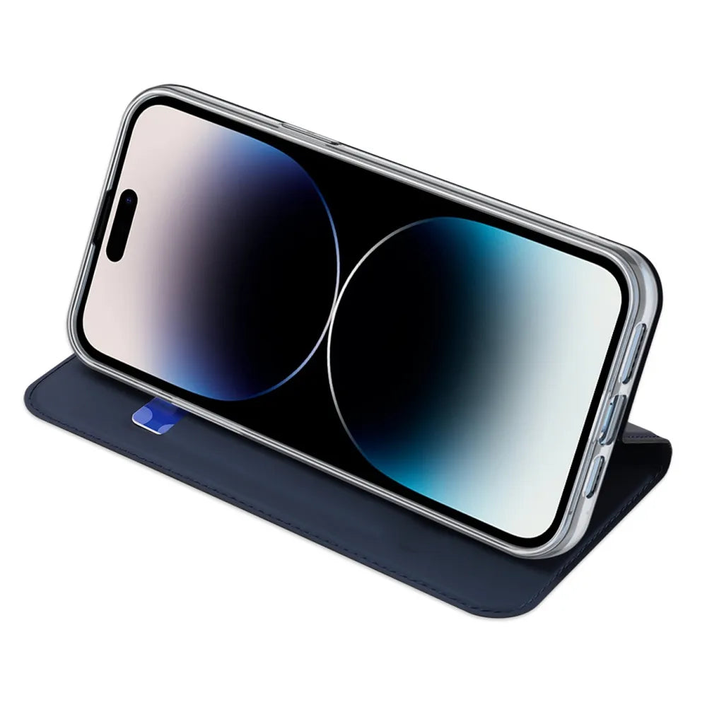 DUX DUCIS Skin Pro – Glatka kožna maska za Apple iPhone 15 plava