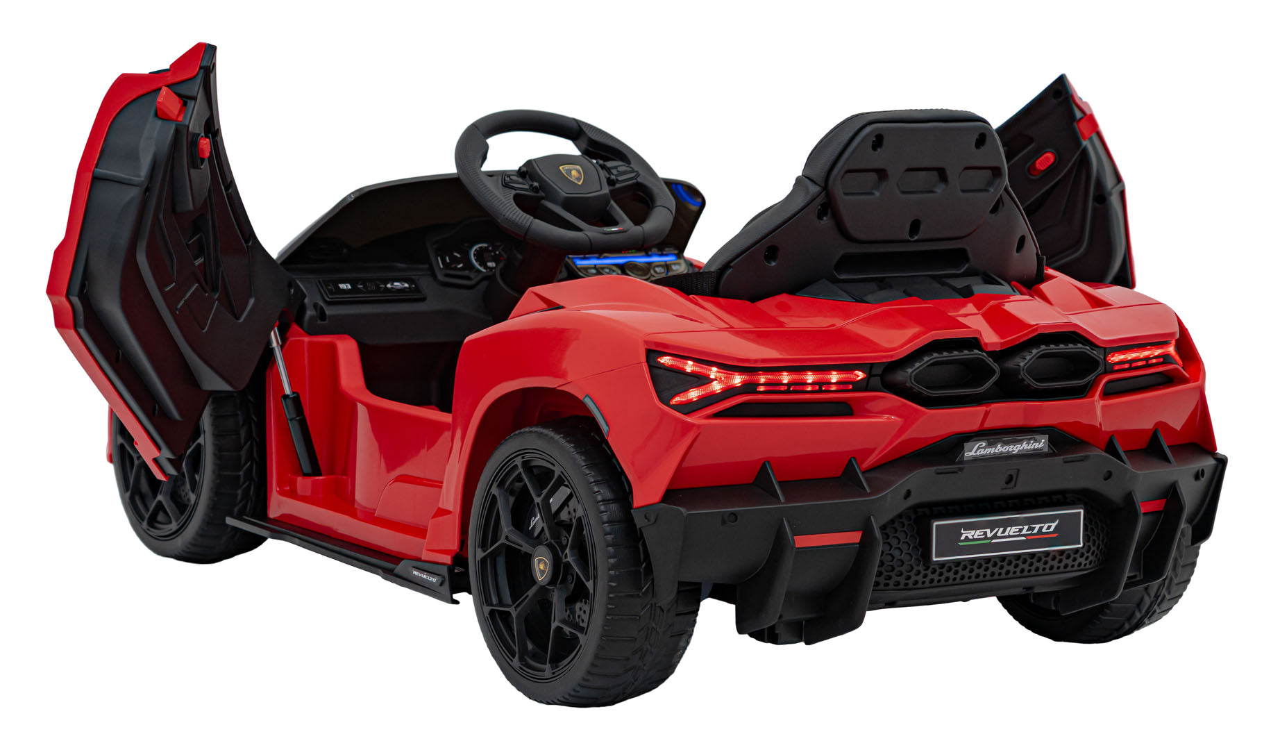 Licencirani auto na akumulator Lamborghini Revuelto 4x4 - crveni