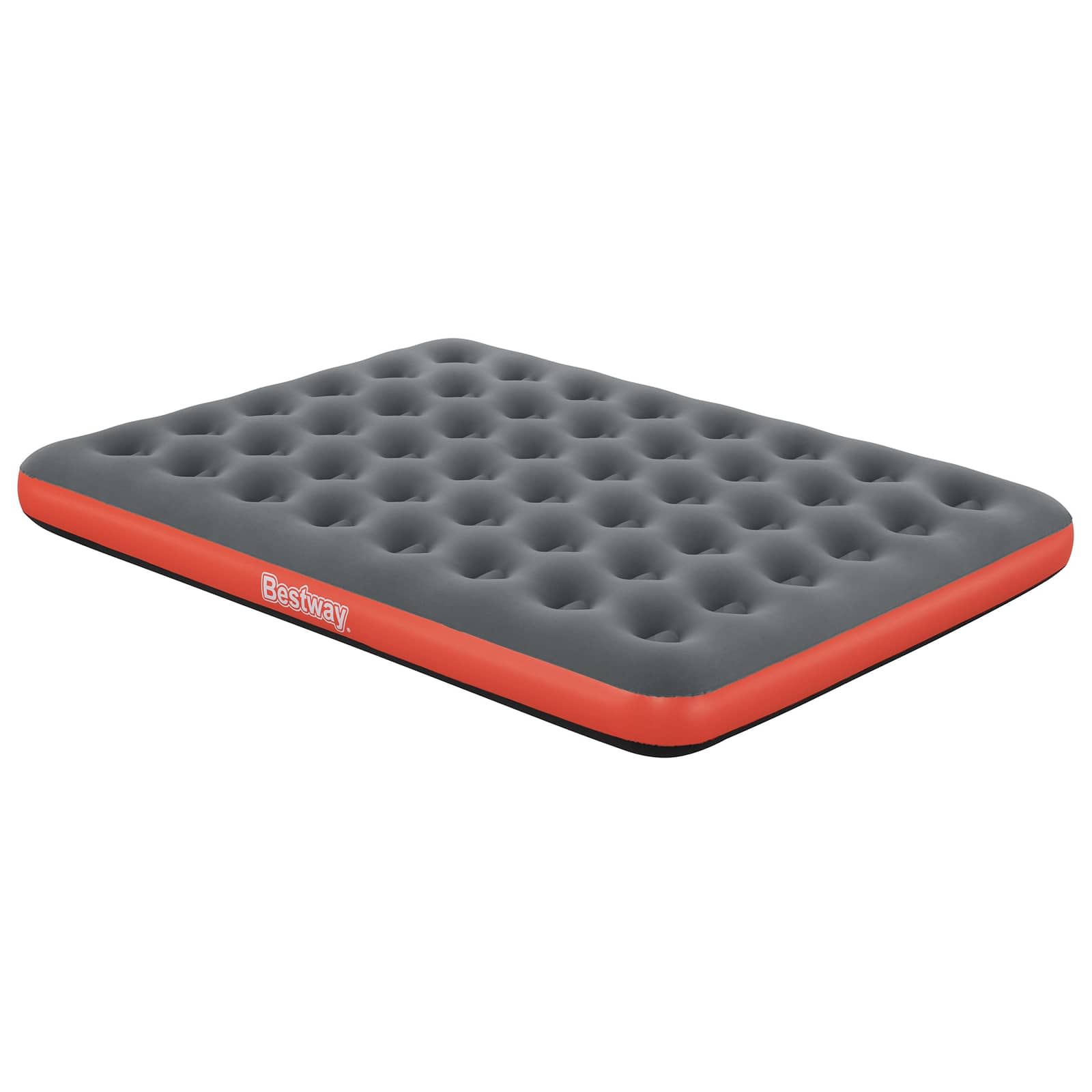 Bestway Zračni madrac 2-osobni 203 x 152 x 22 cm Siva i Crvena