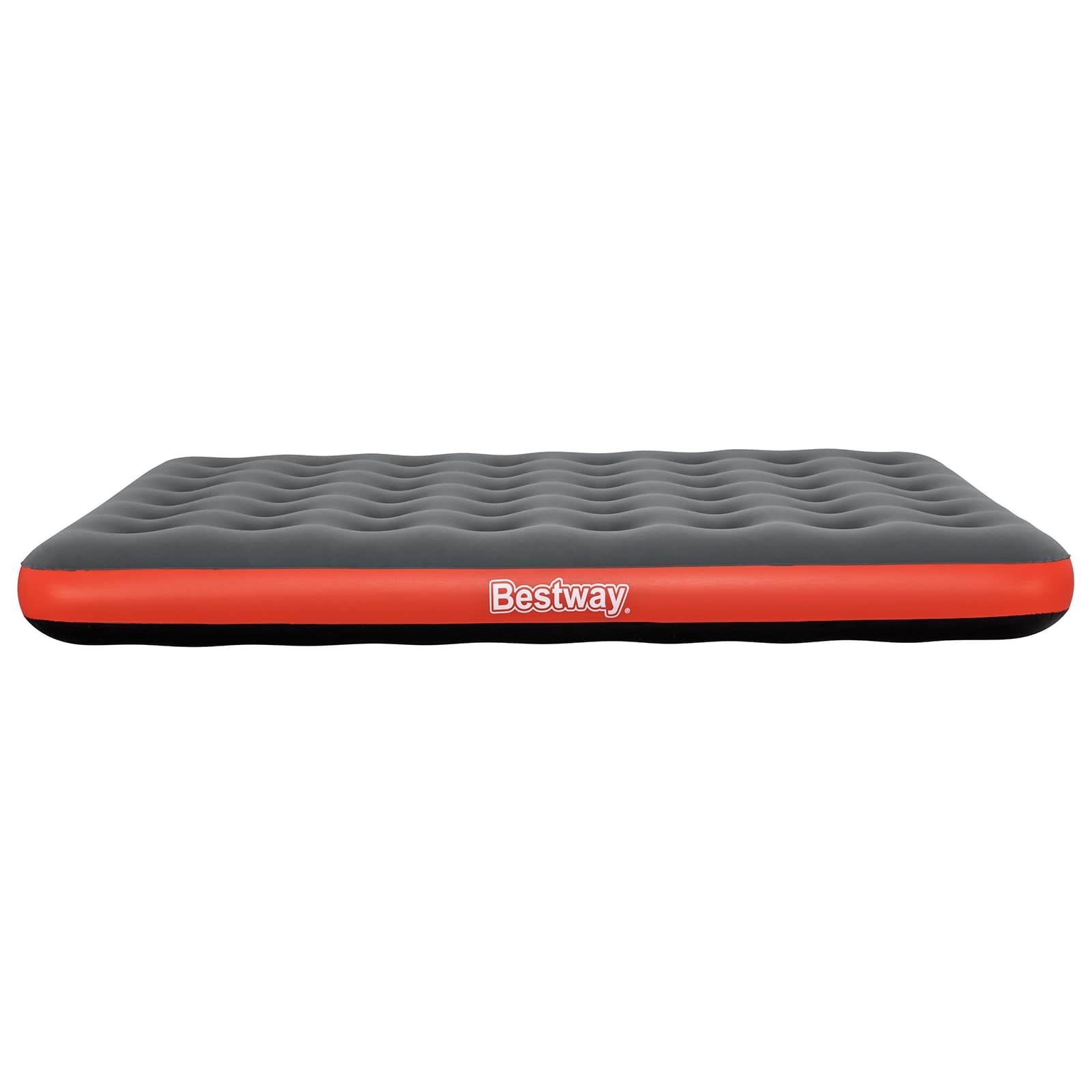 Bestway Zračni madrac 2-osobni 203 x 152 x 22 cm Siva i Crvena