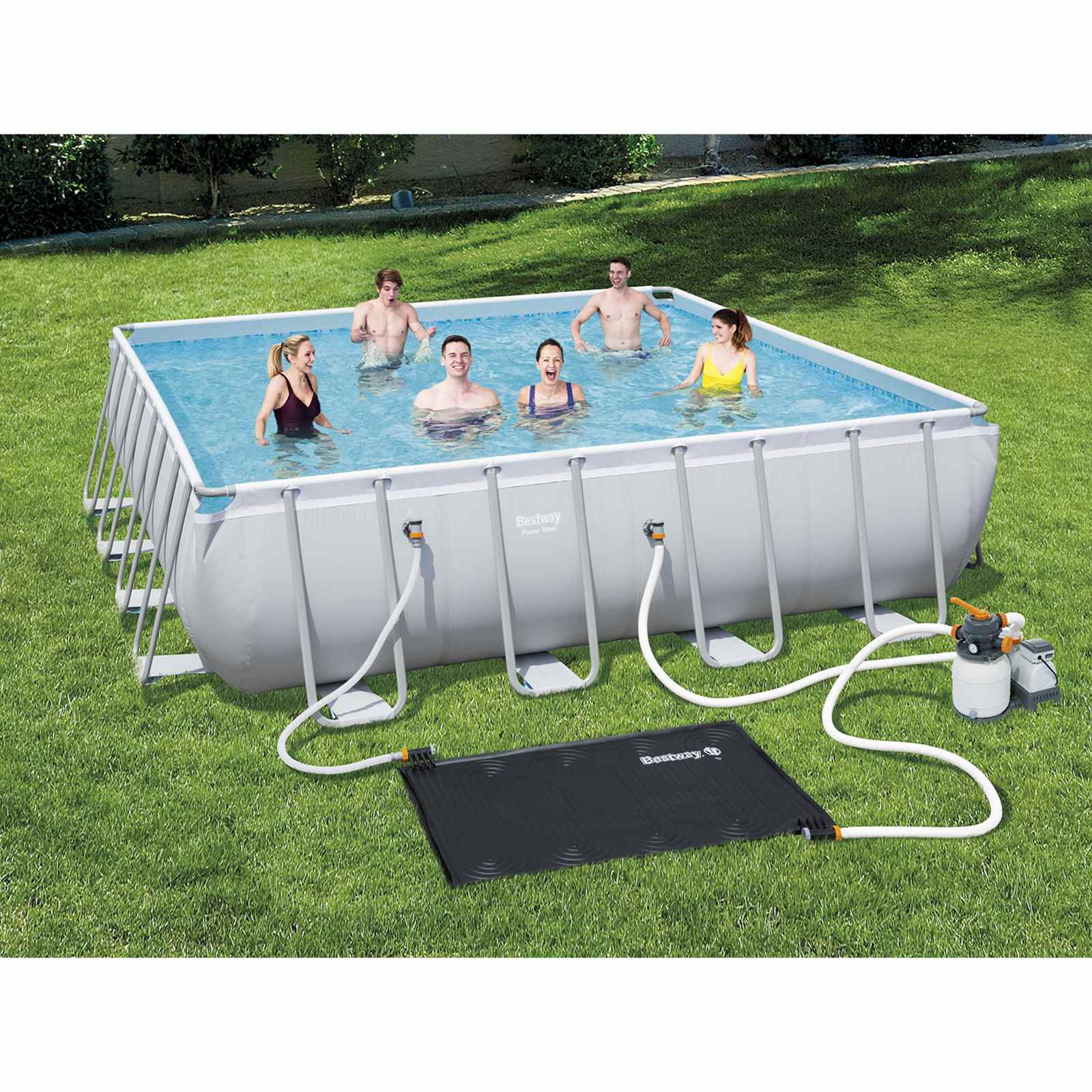 Bestway Solarna podloga za grijanje bazena Crna 110 x 171 cm PVC