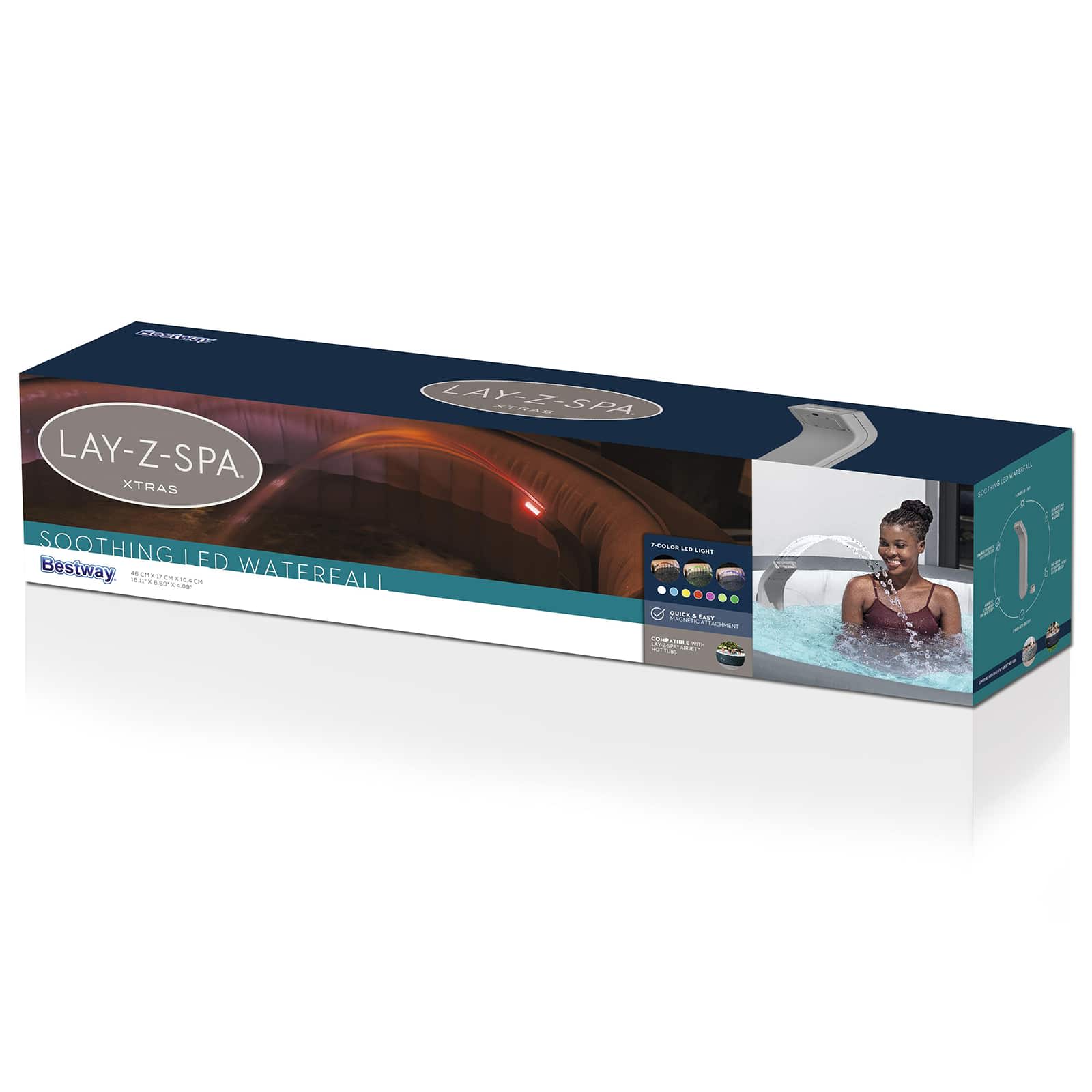 Bestway LED slap s LED trakama Siva ABS