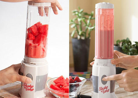 "Shake 'n Take blender" s prenosnom flašicom (pogledajte video)