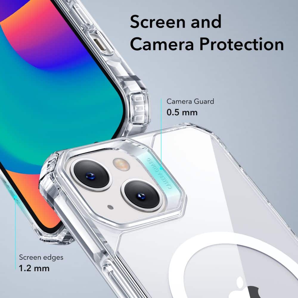 ESR AIR ARMOR HALOLOCK MAGSAFE MASKA ZA IPHONE 14 PLUS/15 PLUS CLEAR