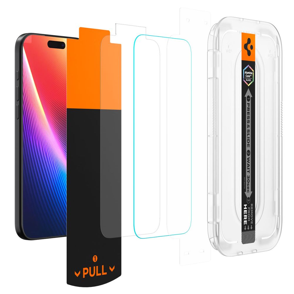 Spigen Glas.tR EZ Fit Pro kaljeno staklo za iPhone 16 Pro Max/17 Pro Max - clear