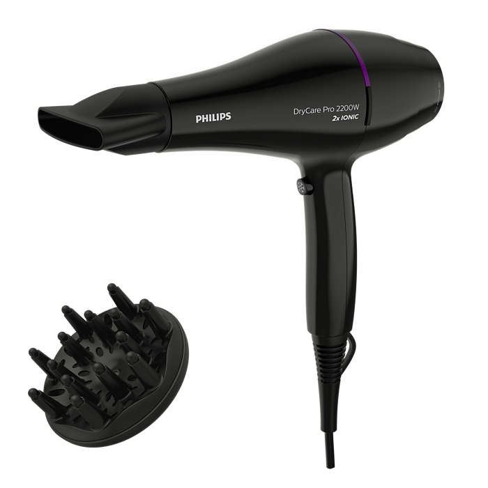 Philips DryCare BHD274/00 sušilo za kosu 2200 W Crno