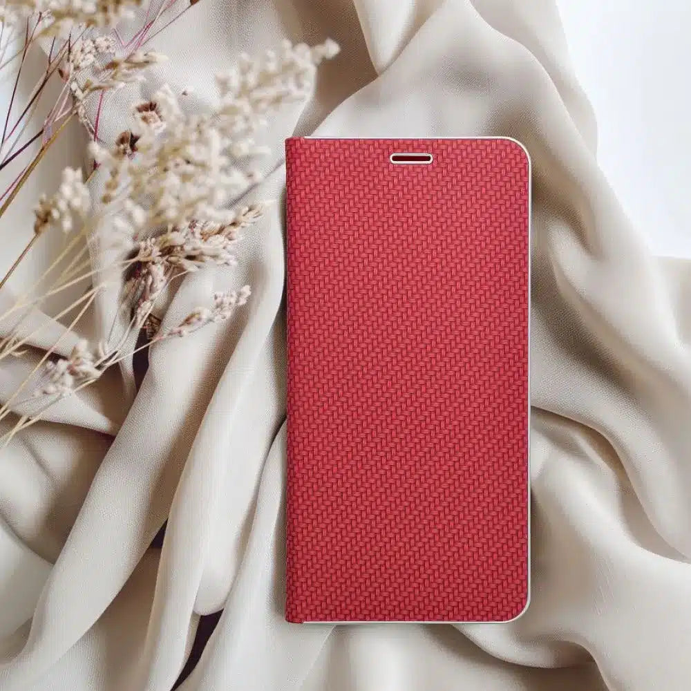 LUNA Book Carbon futrola za XIAOMI Redmi Note 13 Pro 4G crvena