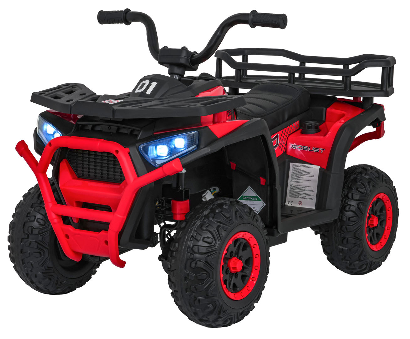 Quad na akumulator ATV Robust 01 4x4 - crveni