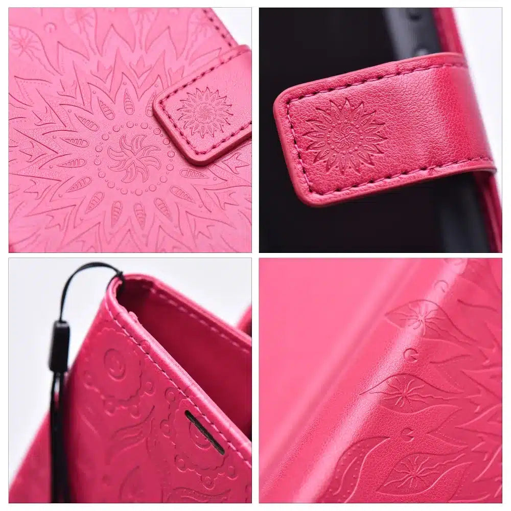 MEZZO Book case preklopna torbica za XIAOMI Redmi Note 13 Pro Plus 5G mandala magenta