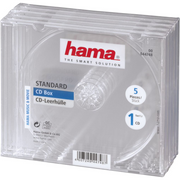 Hama CD/CD-ROM sleeves, clear, 5 pack 1 diskova Prozirno