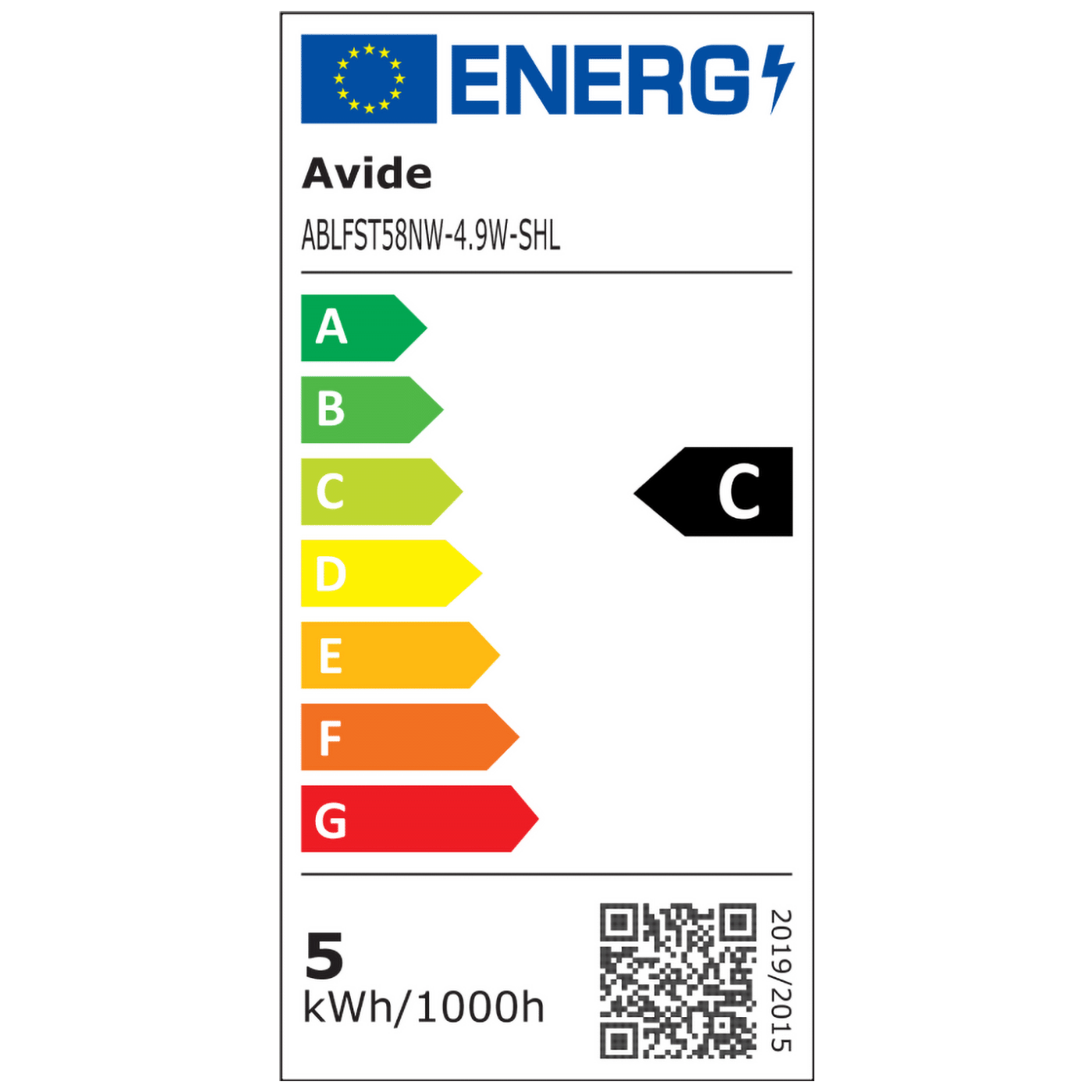 Avide Žarulja, LED 4.9W, E27, 4000K, 230V AC, bijela svjetlost - Filament ST58 4.9W E27