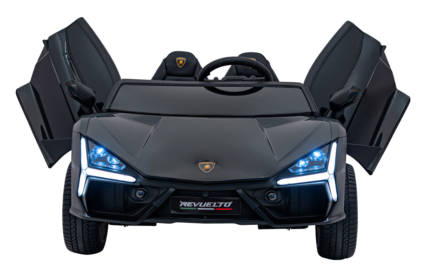Licencirani auto na akumulator Lamborghini Revuelto XL 4x4 - dvosjed - crni