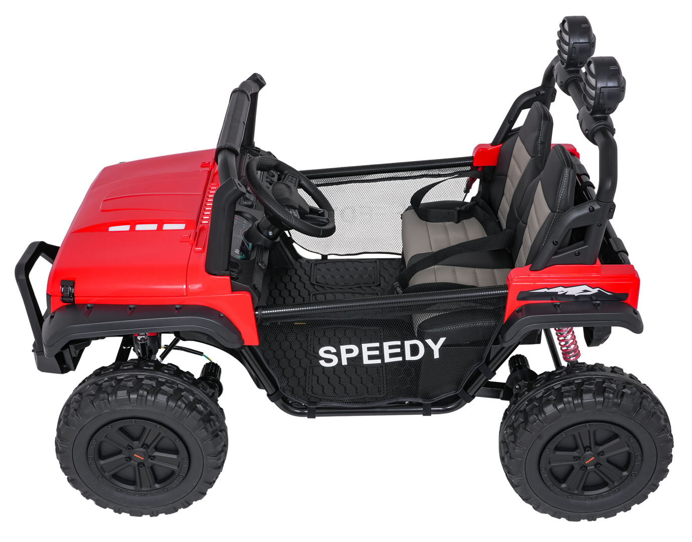 Buggy na akumulator PASSION 4x4 - dvosjed - crveni
