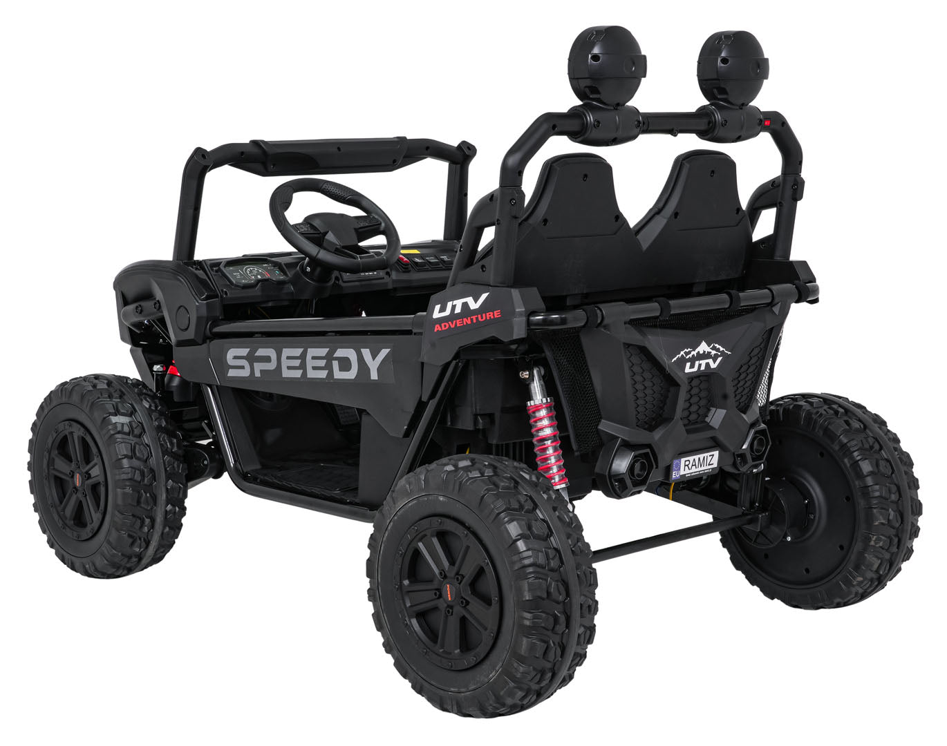 Buggy na akumulator SPEEDY 4x4 - dvosjed - crni