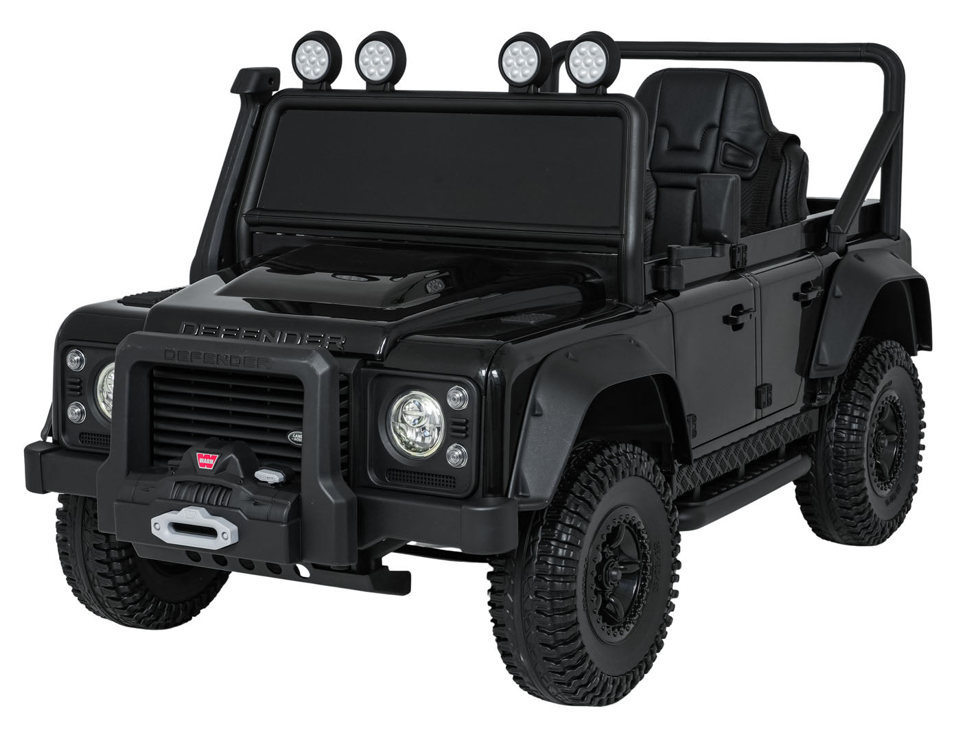 Licencirani auto na akumulator Land Rover Defender 110 SVX Concept - crni