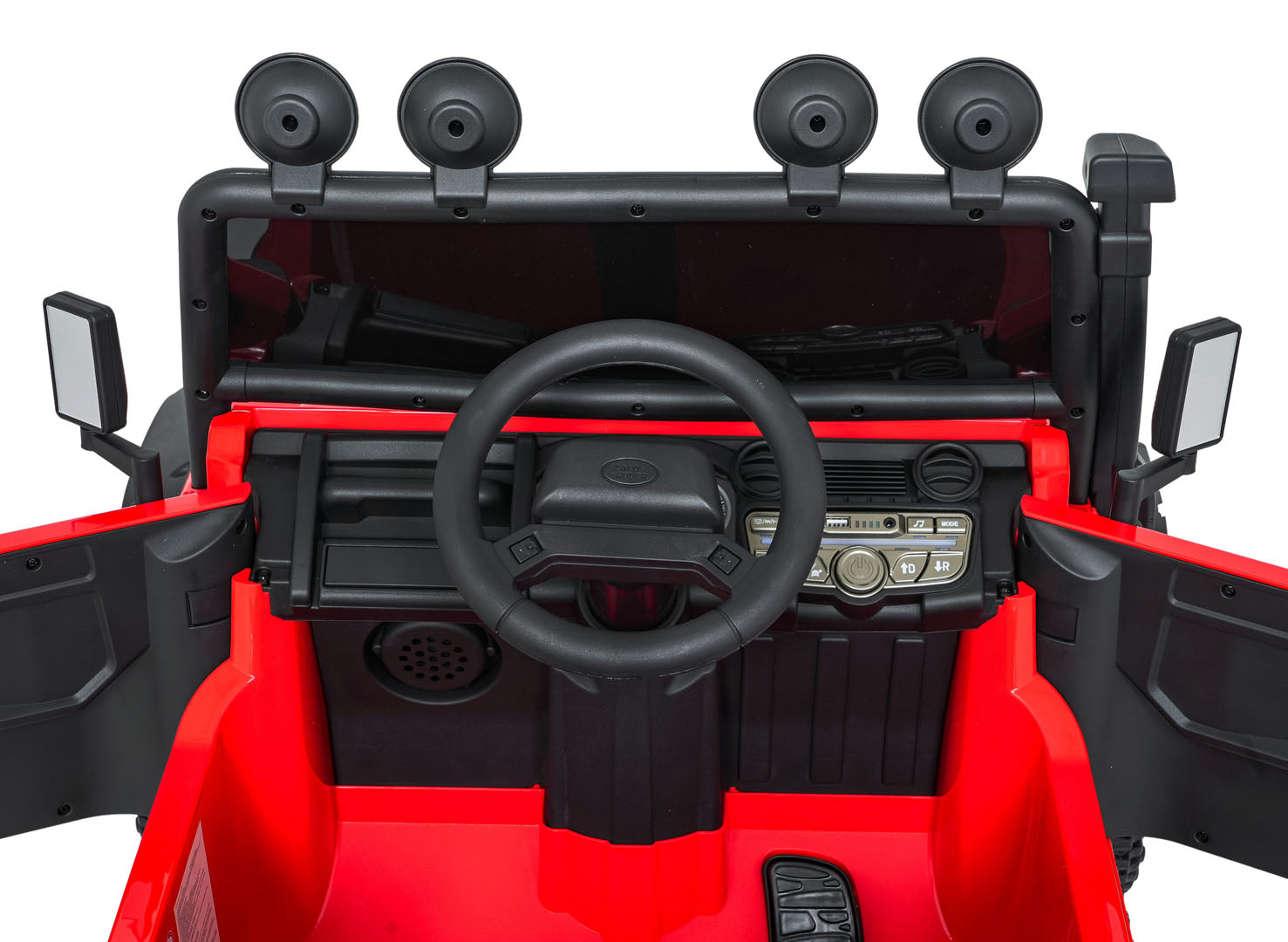 Licencirani auto na akumulator Land Rover Defender 110 SVX Concept - crveni