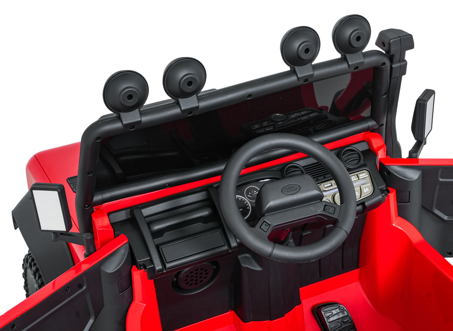 Licencirani auto na akumulator Land Rover Defender 110 SVX Concept - crveni