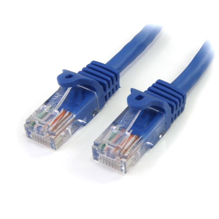 StarTech.com 45PAT5MBL kabel za umrežavanje Plavo 5 m Cat5e U/UTP (UTP)