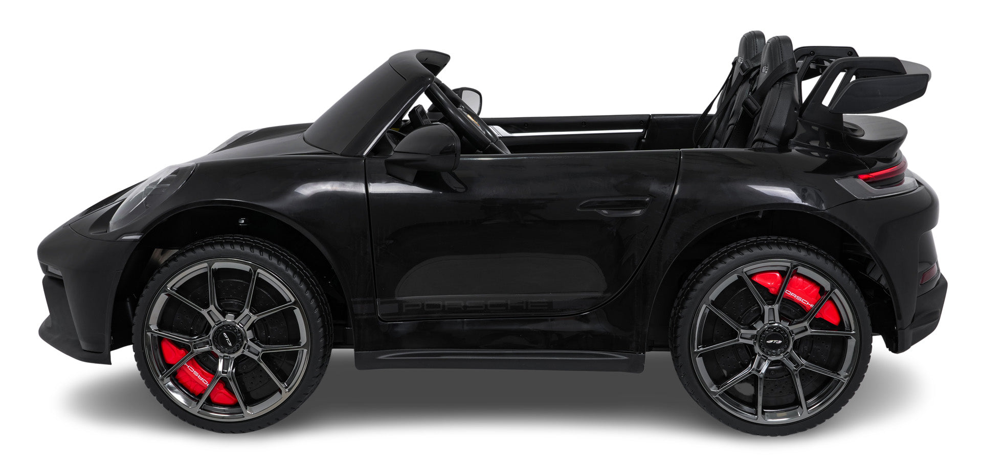Licencirani auto na akumulator Porsche 911 GT3 4x4 STRONG - dvosjed - crni