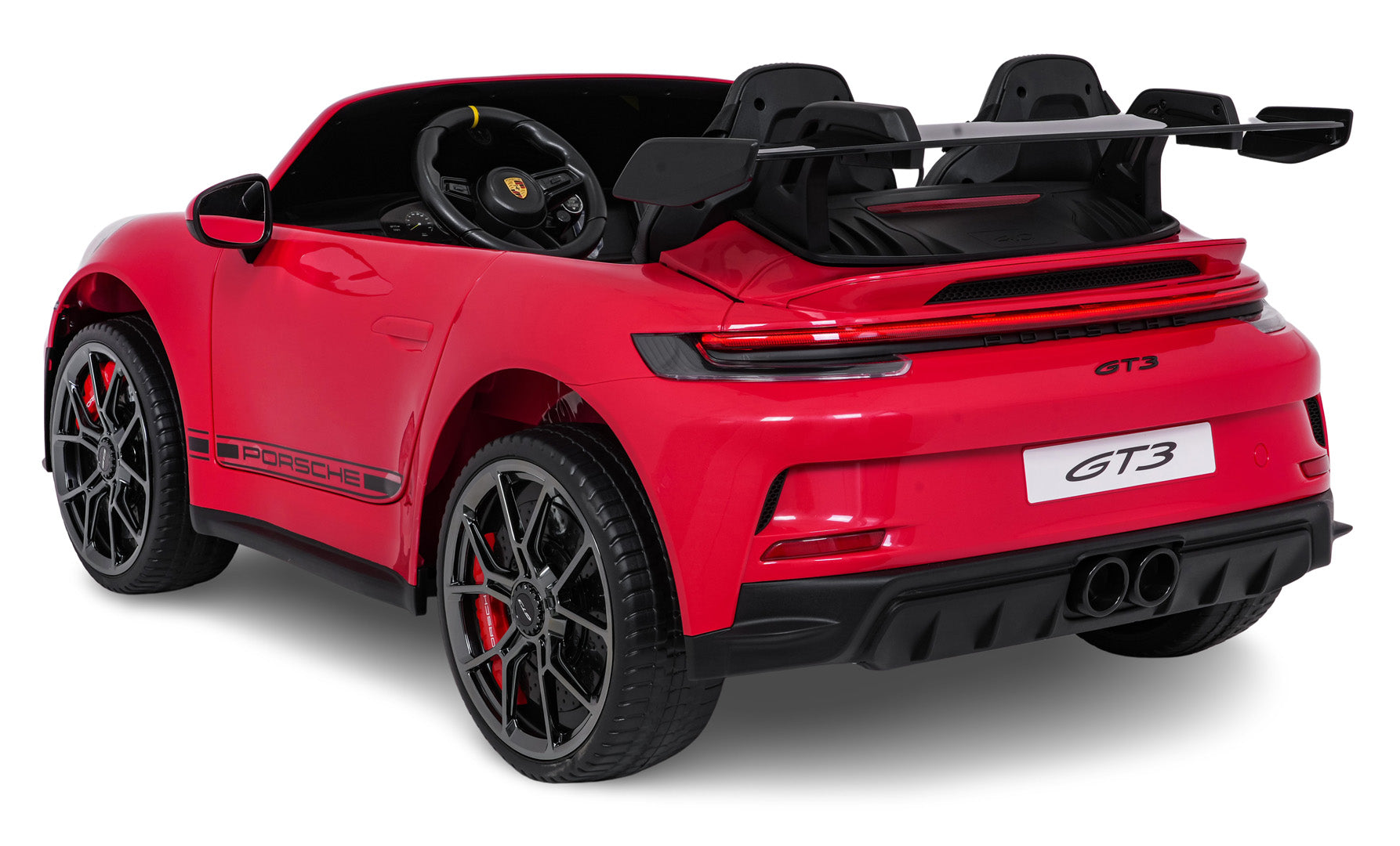 Licencirani auto na akumulator Porsche 911 GT3 4x4 STRONG - dvosjed - crveni